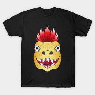 Utahraptor Punk Dinosaur T-Shirt